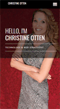 Mobile Screenshot of christineotten.com